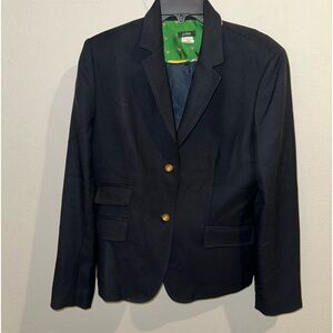 J. Crew Navy Schoolboy Blazer, size 14